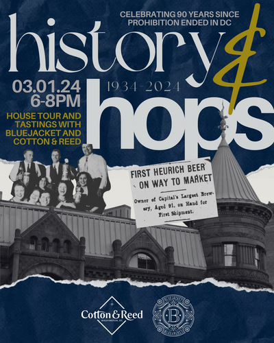 History & Hops: 90th Anniversary of Prohibition Ending in DC