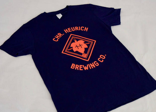 Chr. Heurich Brewing Co. Logo T-Shirt - Unisex Navy