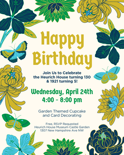 Heurich House & 1921 Birthday Party